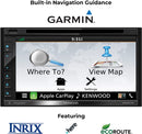 Kenwood DNX577S 6.8" Navigation Receiver – Garmin GPS, CarPlay, Android Auto, Bluetooth