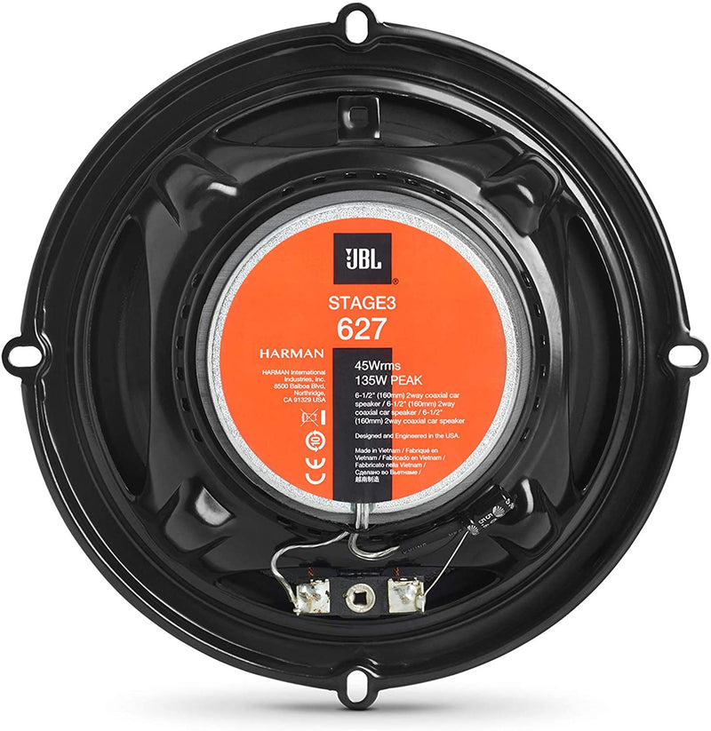 JBL Stage3627 6.5” Two-Way car Audio Speaker - Bass Electronics