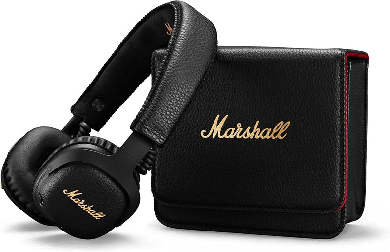 Marshall Mid Active Noise Cancelling On Ear Wireless Bluetooth Headphone Black
