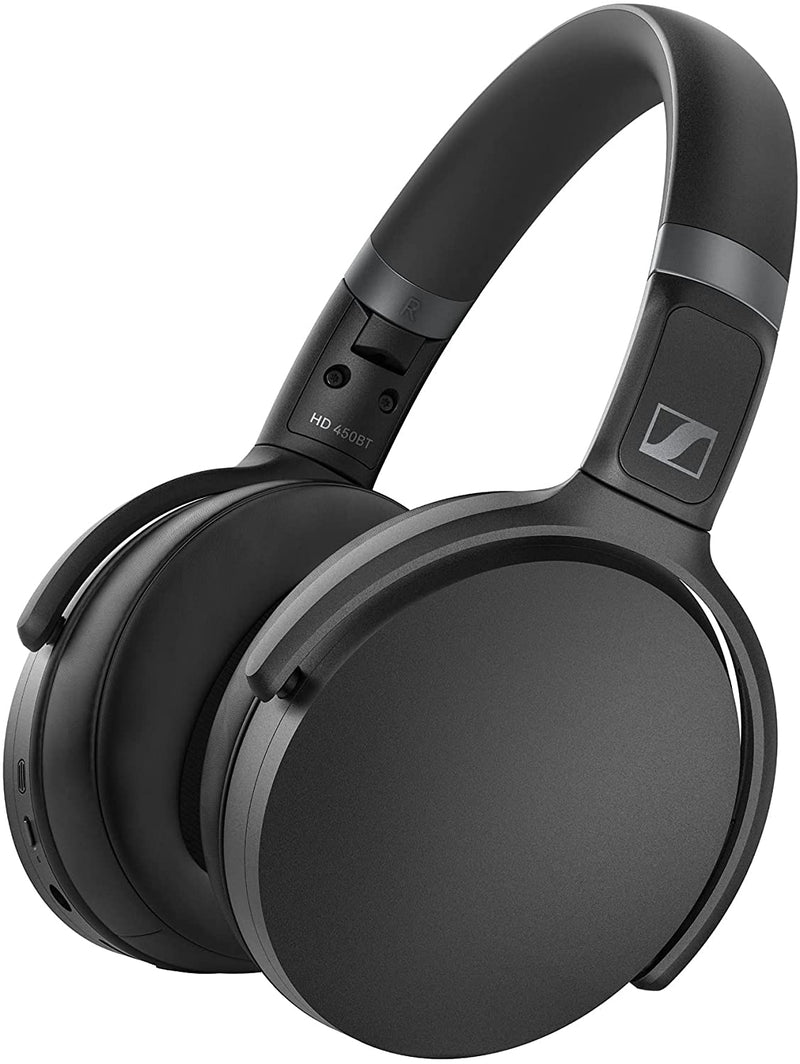 SENNHEISER HD 450BTNC Bluetooth 5.0 Wireless Headphone Active Noise Cancellation Black - Bass Electronics