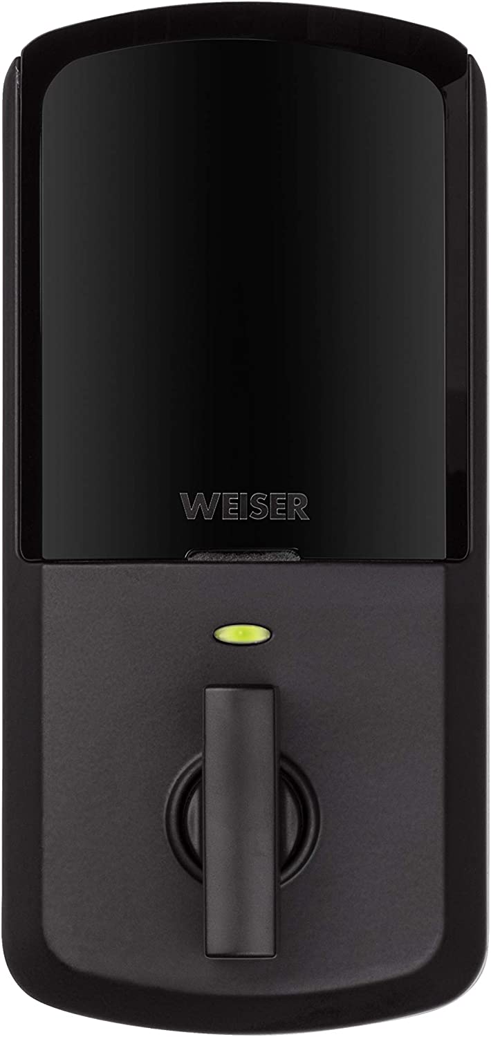 Weiser Aura Bluetooth Deadbolt in Matte Black - Bass Electronics