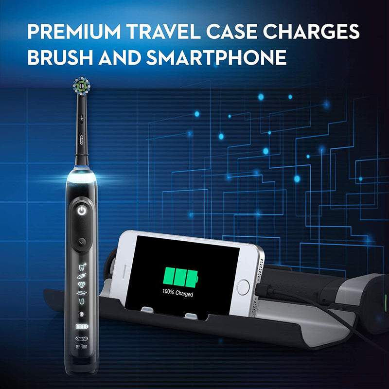 Oral-B Genius Pro 8000 Electronic Power Rechargeable Battery Electric Toothbrush with Bluetooth Connectivity - Bass Electronics