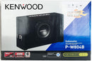 Kenwood P-W804B 900W Max (300W RMS) Single 8" Vented Subwoofer Enclosure - Bass Electronics