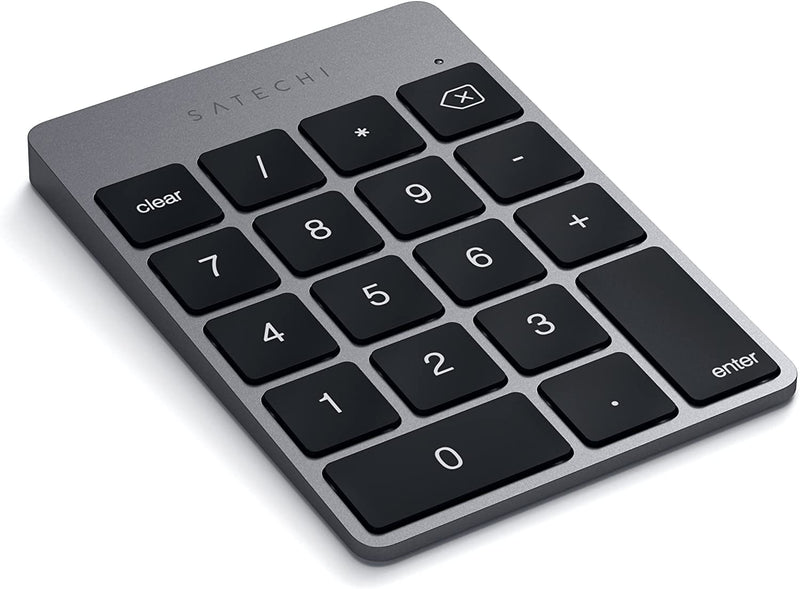 Satechi Slim Aluminum Bluetooth Wireless 18-Key Keypad Keyboard Extension for Excel Numbers Data Entry