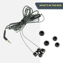 Kicker 46EB94 EB94 In-Ear Monitors, Black - Bass Electronics