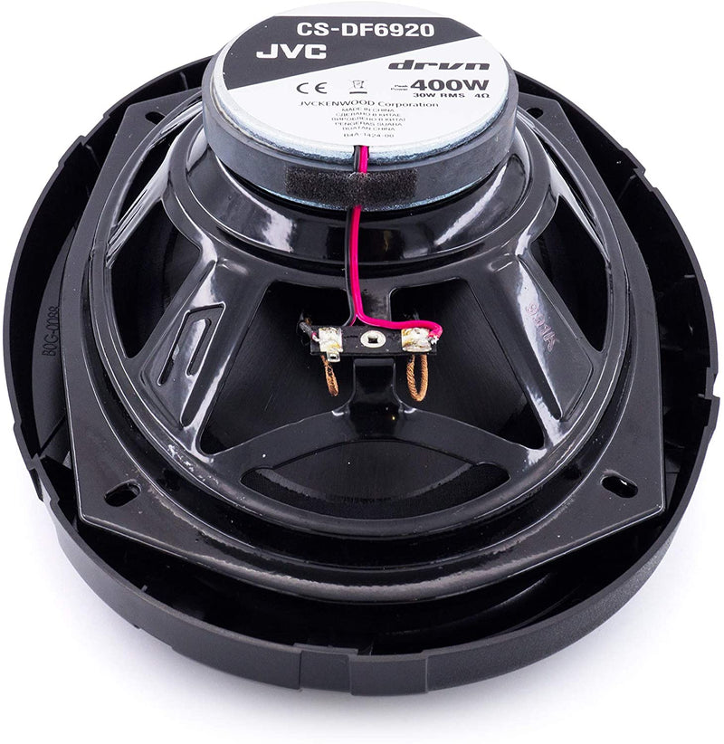 JVC CS-DF6920 400 W Max 6" x 9" 2-Way 4-Ohms Stereo Car Audio Coaxial Speakers - Bass Electronics