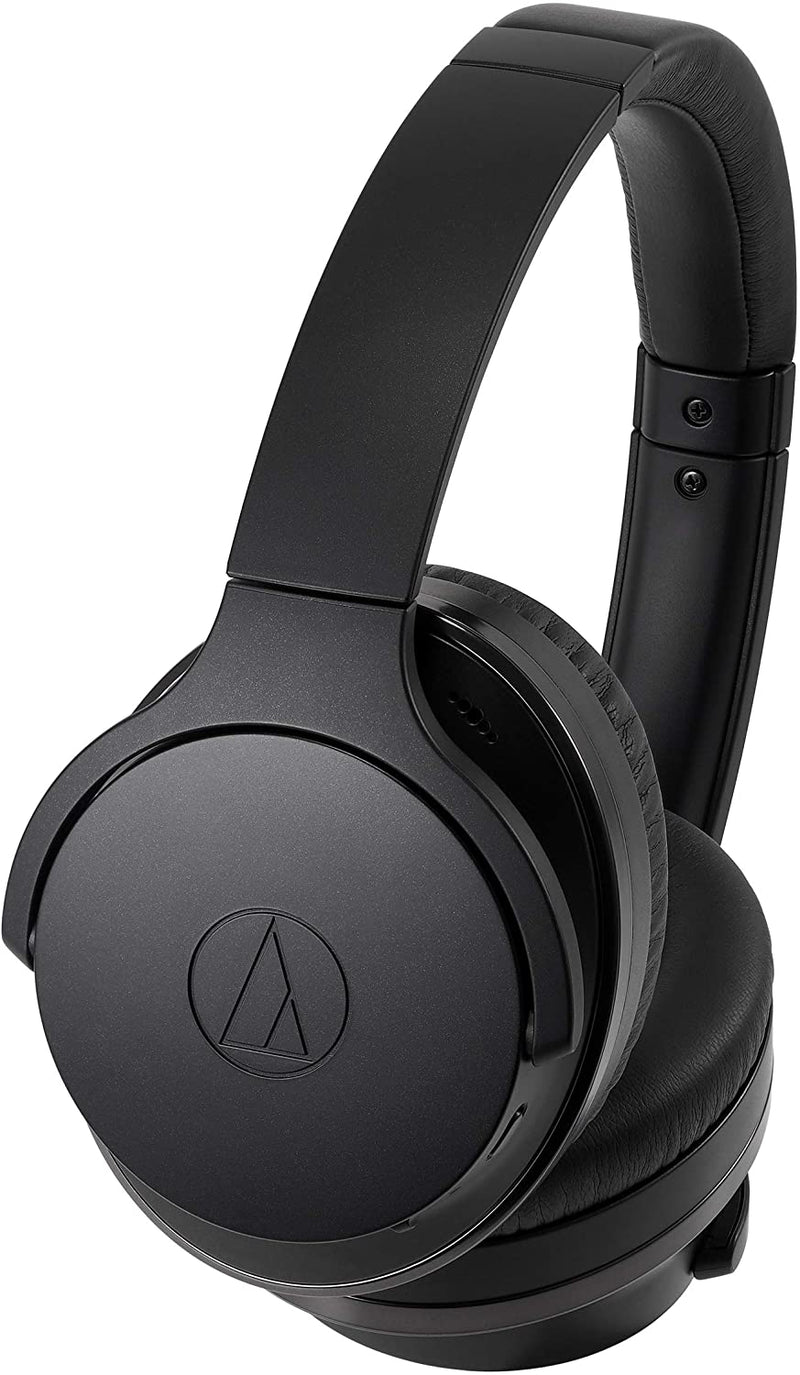 Audio-Technica ATH-ANC900BT QuietPoint Wireless Active Noise-Cancelling Headphones, Black, Adjustable - Bass Electronics