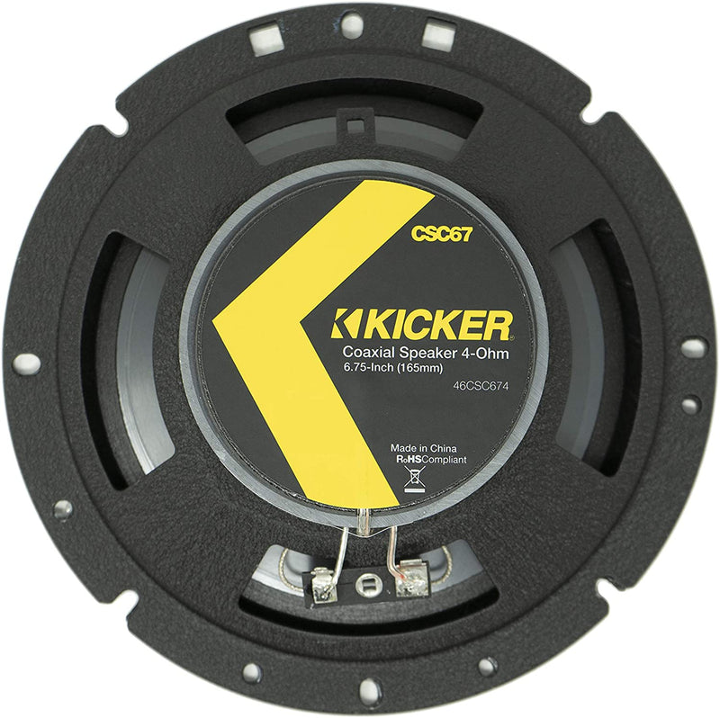 Kicker 46CSC674 CS Series 6-3/4" 2-way car speakers - Bass Electronics