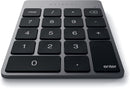 Satechi Slim Aluminum Bluetooth Wireless 18-Key Keypad Keyboard Extension for Excel Numbers Data Entry