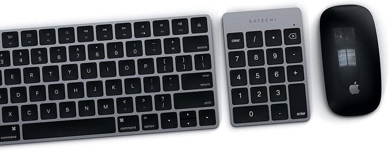 Satechi Slim Aluminum Bluetooth Wireless 18-Key Keypad Keyboard Extension for Excel Numbers Data Entry