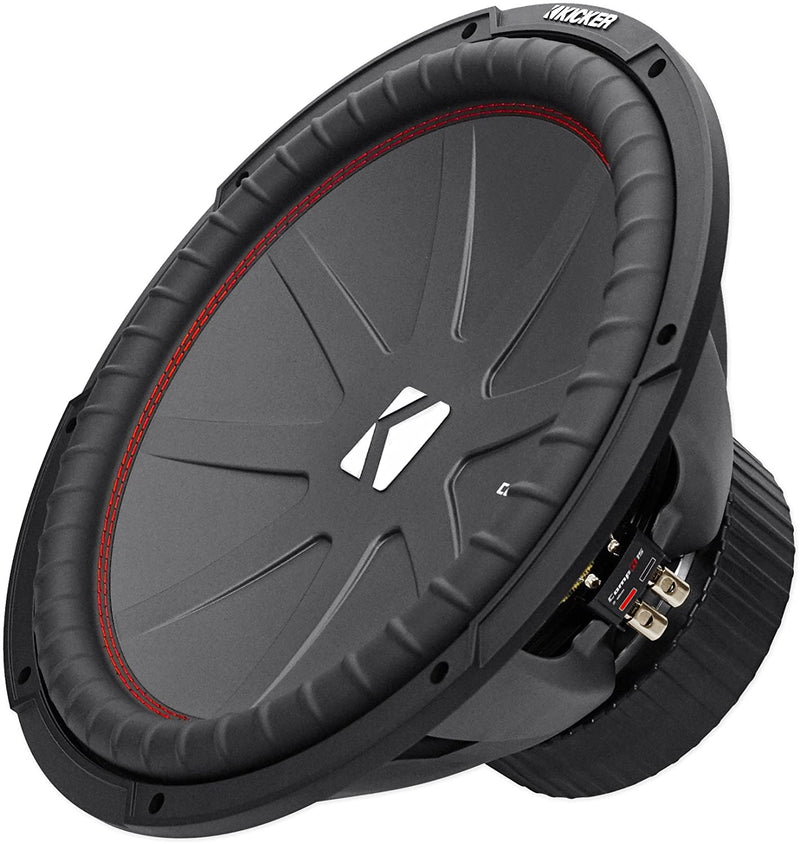 Kicker CompR 10-Inch (25cm) Subwoofer, DVC, 4-Ohm, 400W - Bass Electronics