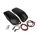 Kicker 46HDBL69VB 2014-Newer Harley Davidson Left and Right Bag Lid kit w/ 6x9 Speakers and Harness in Vivid Black - Bass Electronics