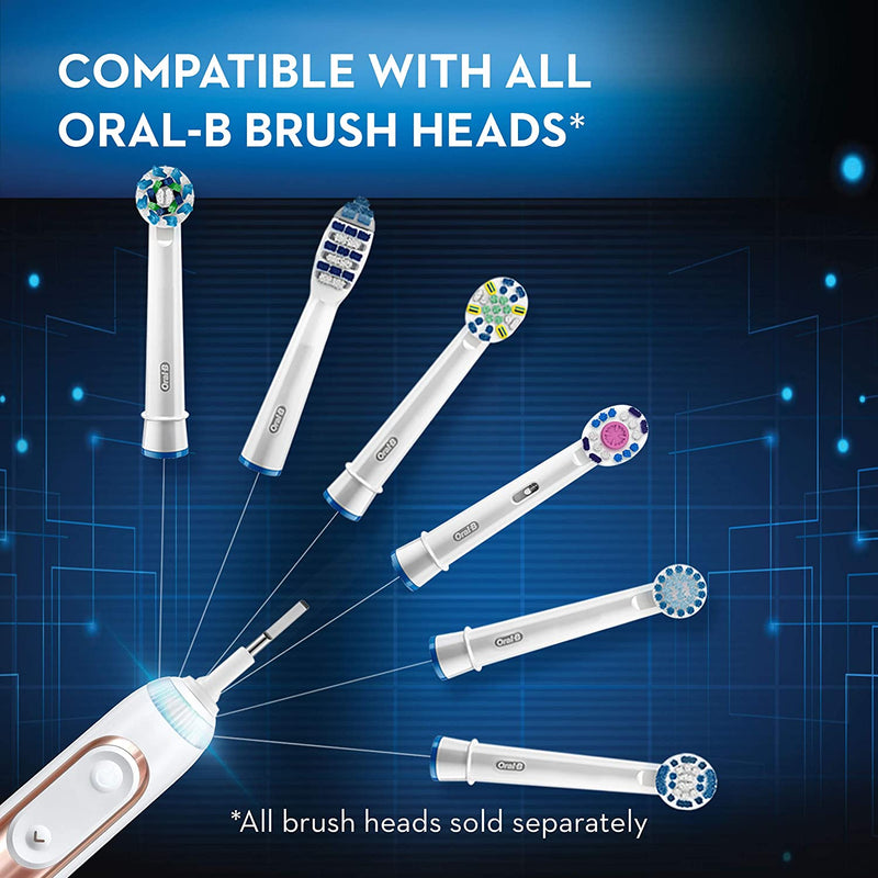 Oral-B Power Genius 8000 Rechargeable Electric Toothbrush, Rose Gold - Bass Electronics