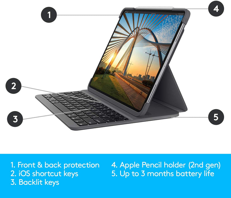 Inch Ipad Pro Logitech Slim Folio Buy Logitech Slim Folio Pro