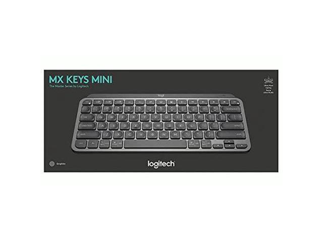 Logitech MX Keys Mini Bluetooth Backlit Ergonomic Keyboard - Black - English - Bass Electronics