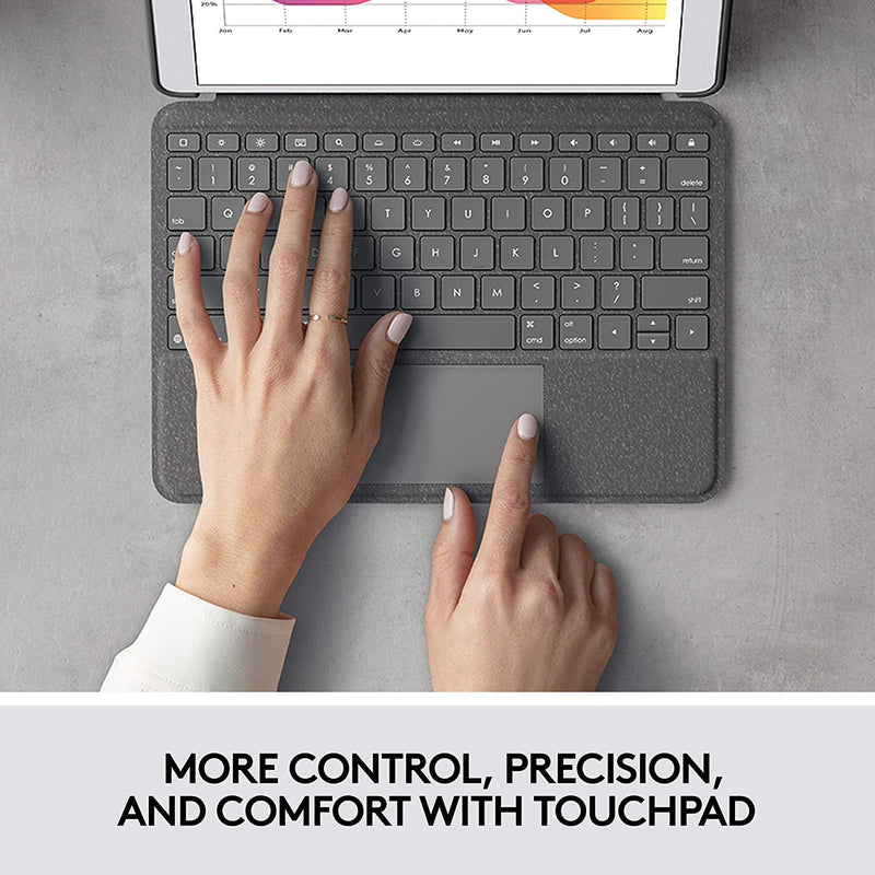 Logitech Combo Touch Keyboard for iPad 10.2" - English - Bass Electronics