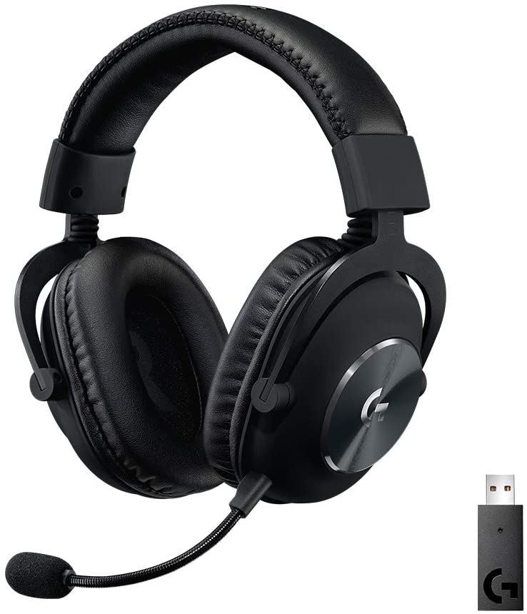Logitech Pro X LIGHTSPEED Wireless Gaming Headset with Microphone - Black - Bass Electronics