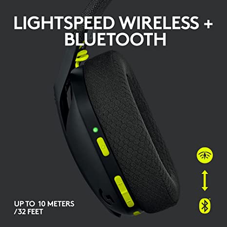 Logitech G435 LIGHTSPEED Wireless Gaming Headset - Black - Bass Electronics
