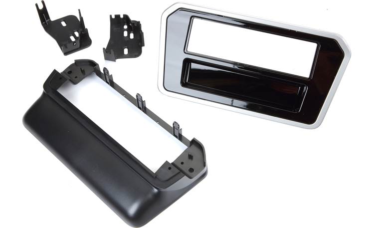 Metra 99-7638 Dash Kit Fits select 2020-up Nissan Sentra vehicles — single-DIN radios (Gloss Black/Silver) - Bass Electronics