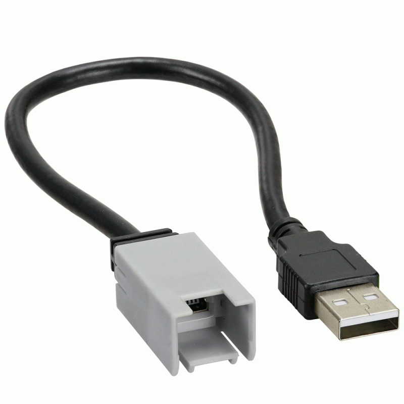 Metra USB Retention Harness USB to Mini B Adapter Cable 12 Inch - GM/Buick 2010-Up - Bass Electronics