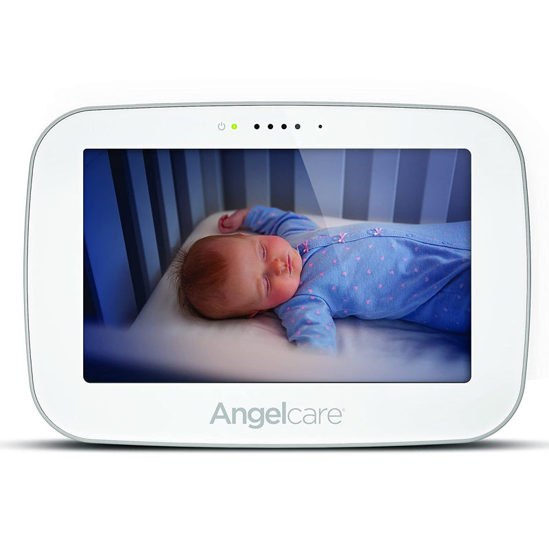 Angelcare Baby Monitor with 4.3” Touchscreen Display and Wireless Breathing Sensor Pad (AC417) - Bass Electronics