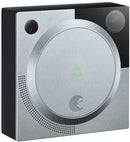 August Doorbell HD WiFi Surveillance Camera with Two Way Audio - Silver - Bass Electronics