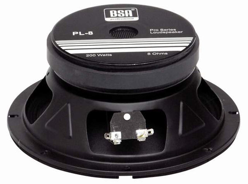 BSA PL-8 8" Mid Range Driver 400 watts - Bass Electronics