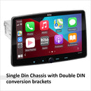 Boss 10.1" Single Din In-Dash Bluetooth Receiver with CarPlay and Android Auto (BE10ACP) - Bass Electronics