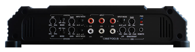 Orion CB2700.5 Cobalt Series 5 Channels Amplifier 5400 Watts Max