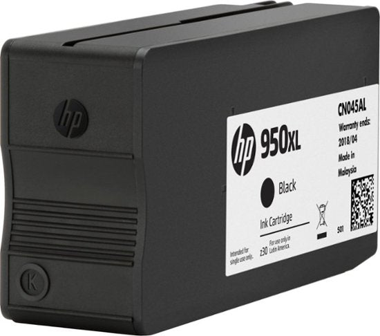 HP - 950XL High-Yield Ink Cartridge - Black - Bass Electronics