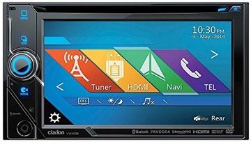 Clarion VX405 2-Din DVD Multimedia Station with 6-Inch