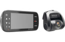 Kenwood DRV-A501WDP HD dash cam with 3" display, Wi-Fi, GPS, and included rear-view cam