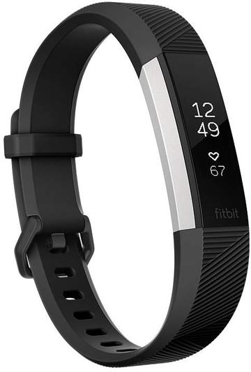 Fitbit Alta HR Monitor, Black Gunmetal, Small - Bass Electronics