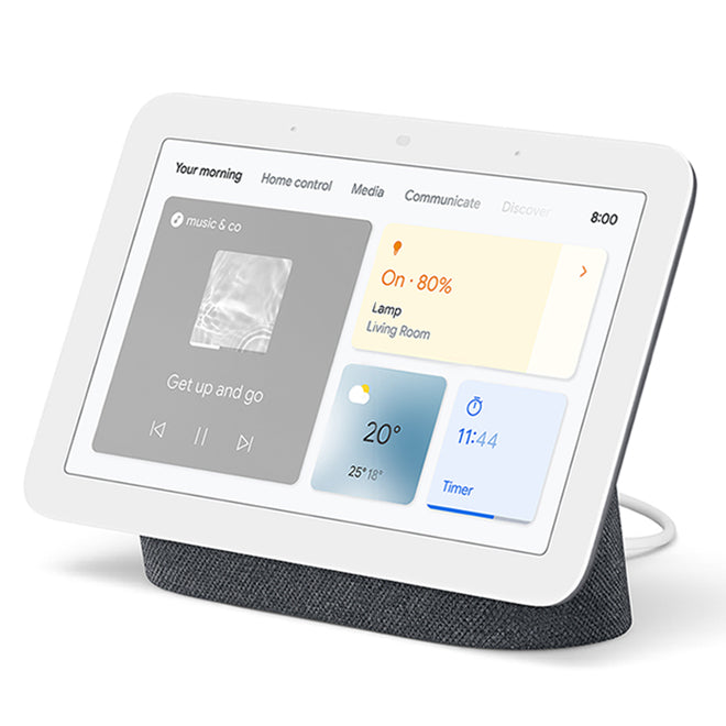 Google Nest Hub (2nd Gen) Smart Display with Google Assistant - Charcoal - Bass Electronics