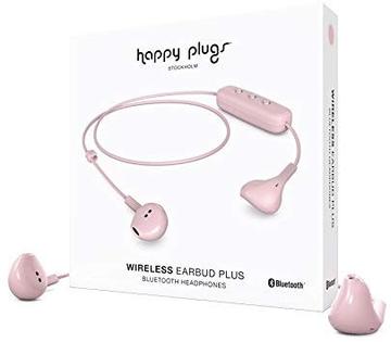 Happy Plugs Wireless Earphone Earbud Plus Wireless Blush