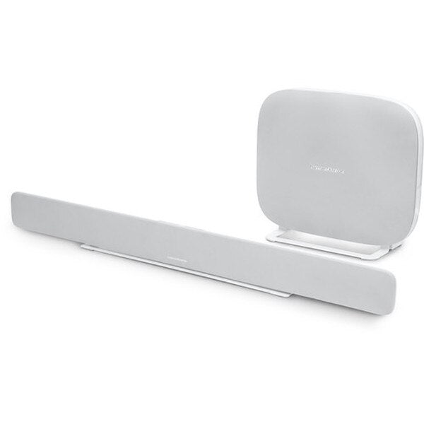 Harman Kardon Omni Bar+ 120W Virtual 5.1-Channel Soundbar System (White) - Bass Electronics