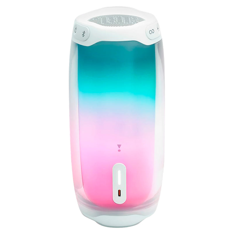 JBL Pulse 4 Waterproof Bluetooth Wireless Speaker - White - Bass Electronics