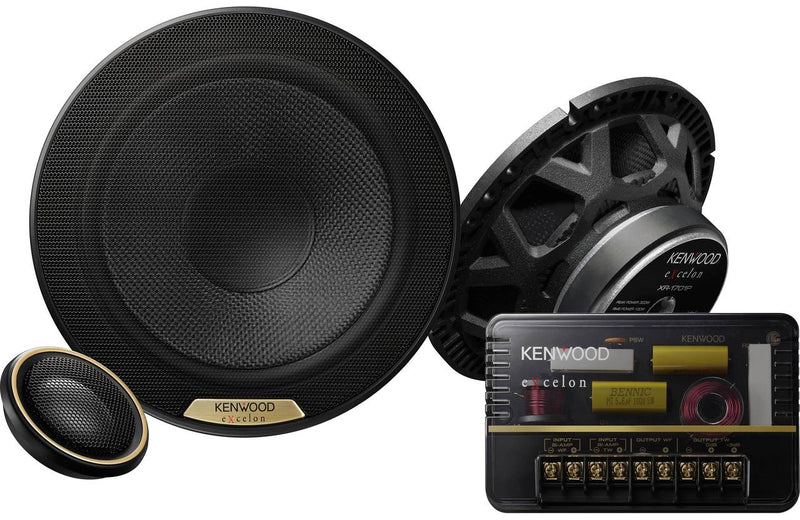 Kenwood Excelon XR-1801P Oversized 7" Component Speakers System - Bass Electronics