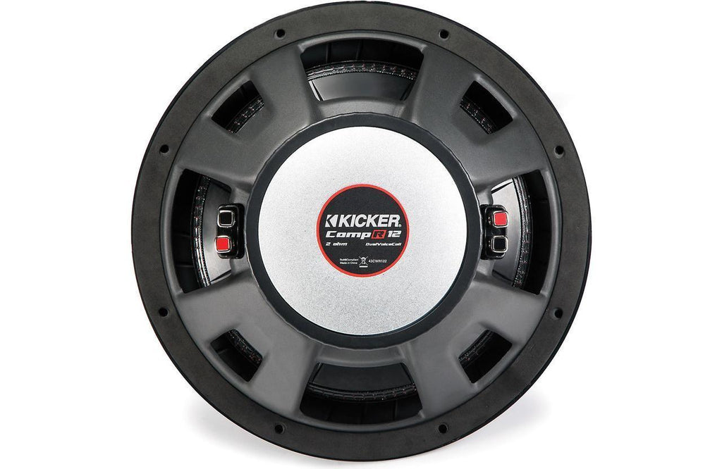 KICKER 43DC122 Comp Dual 12 Subwoofers In Vented Sub Box Enclosure, 2 KICKER 43DC122 Comp Dual 12 Subwoofers In Vented Sub Box Enclosure, 2