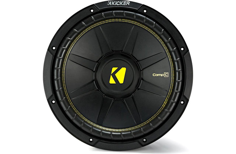Kicker 44CWCD124 CompC Series 12" Dual 4-ohm subwoofer - Bass Electronics