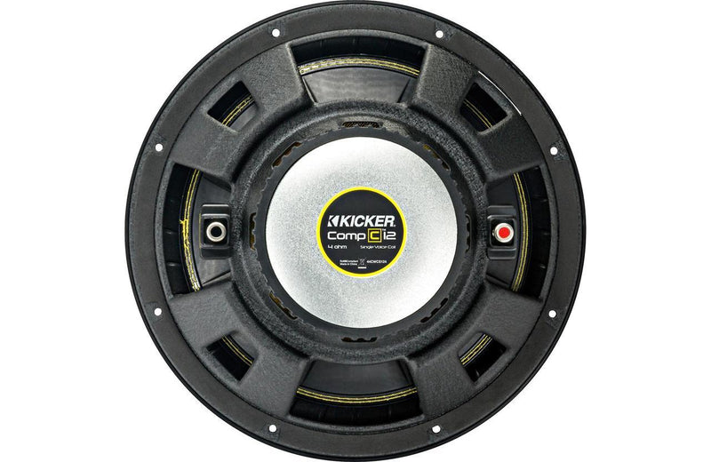 Kicker 44CWCD124 CompC Series 12" Dual 4-ohm subwoofer - Bass Electronics