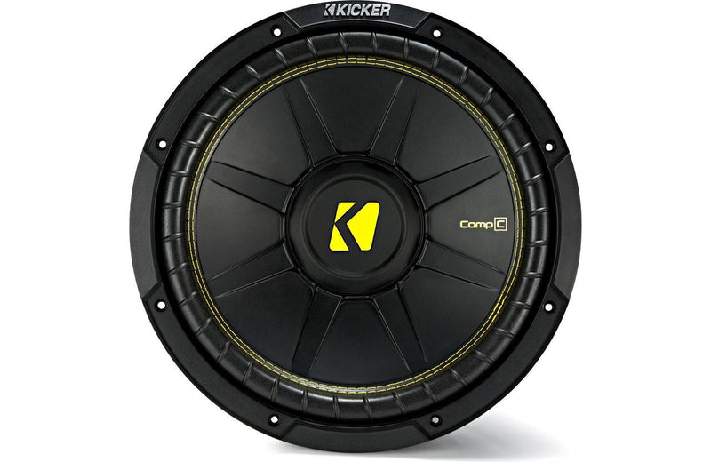 Kicker 44CWCS124 CompC Series 12" SVC 4-ohm subwoofer - Bass Electronics