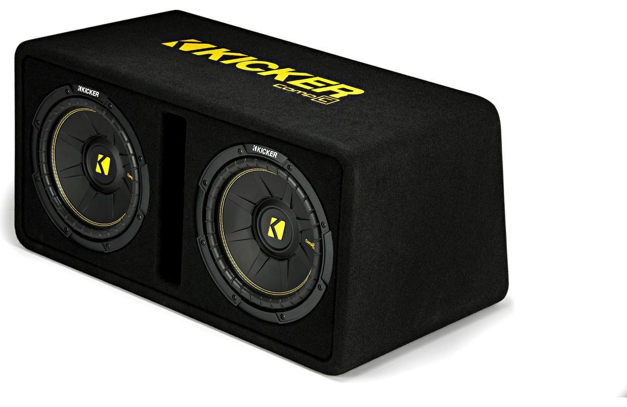 Kicker 44DCWC102 Ported enclosure with dual 10