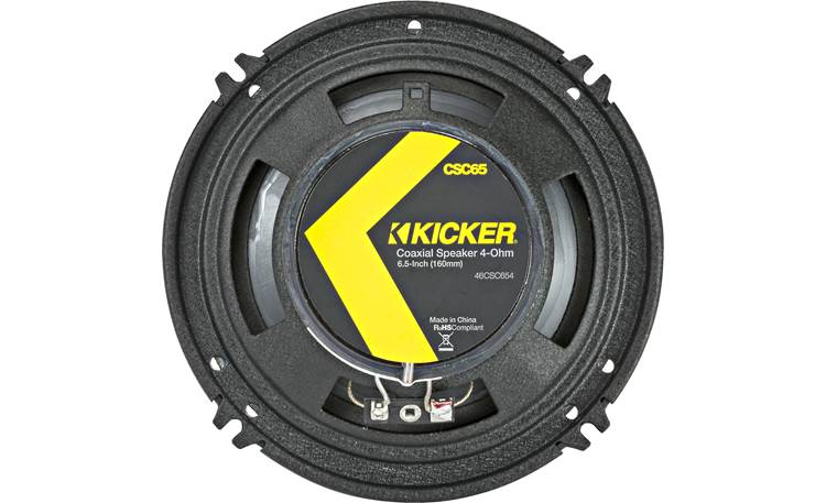 Kicker CSC65 6.5" 2 Way 300W 4 Ohm Coaxial Car Speakers - Bass Electronics