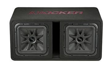 L7R 12-Inch (30cm) Dual Subwoofers in the CWR Style Vented Enclosure, 2-Ohm, 1200W - Bass Electronics