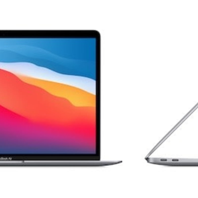 Apple MacBook Air 13.3" w/ Touch ID (Fall 2020) - Space Grey (Apple M1 Chip / 256GB SSD / 8GB RAM) - En - Bass Electronics