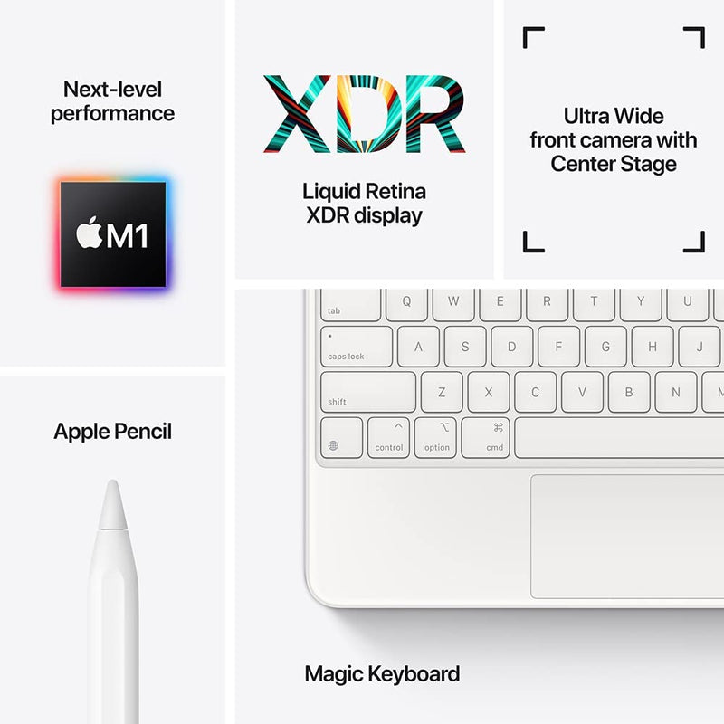 Apple iPad Pro 12.9"  Wi-Fi, M1 Chip, 2 TB, Space Grey (MHNP3VC/A) - Bass Electronics