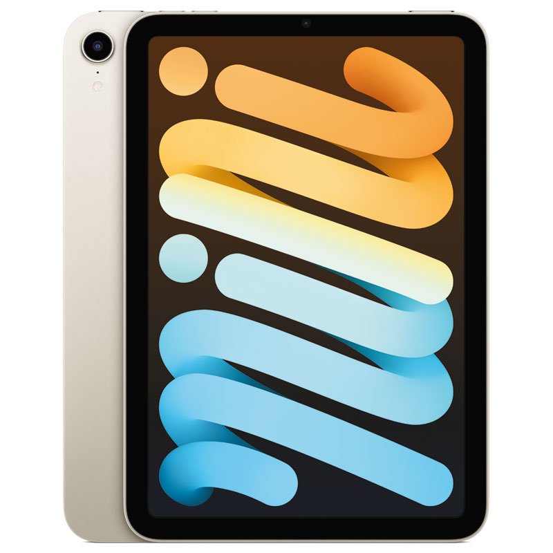 Apple iPad mini 8.3" 64GB with Wi-Fi (6th Generation) - Starlight - Bass Electronics