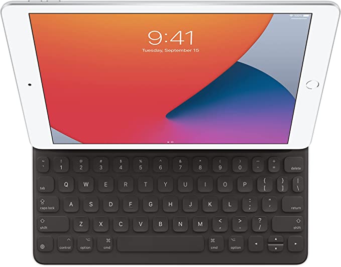 Apple Smart Keyboard for iPad (8th/7th Gen), iPad Air (3rd Gen) & iPad Pro 10.5" - Black - English - Bass Electronics