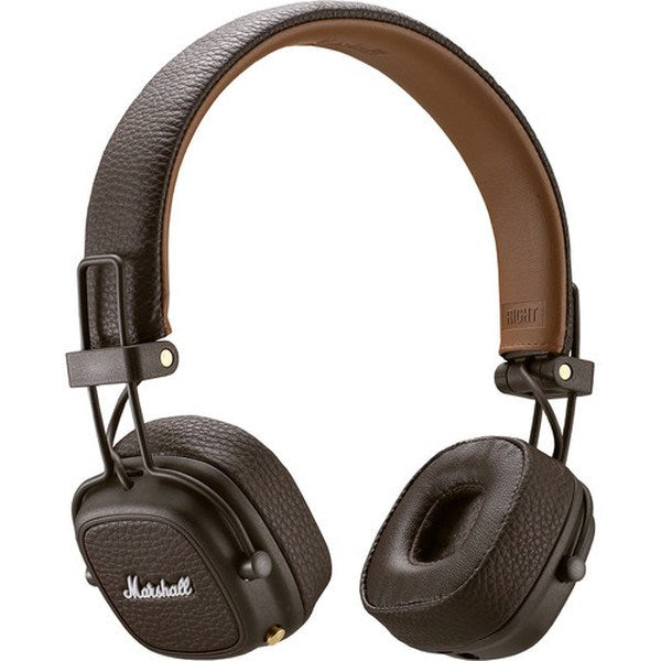 Marshall 04092187 Wireless On-Ear Headphones Major III Bluetooth, Brown